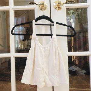 Ecote Cream Racerback Tank